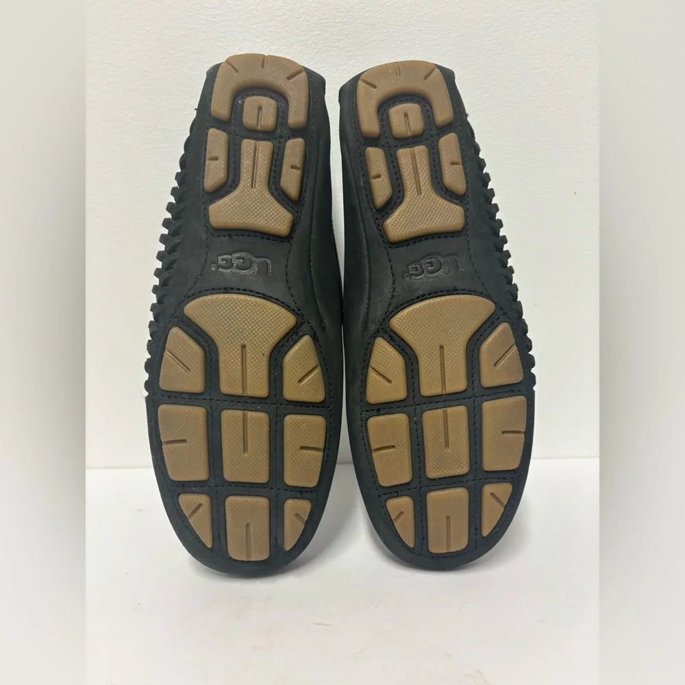 UGG Clary Black Suede Slip On Loafers Women’s Size 6